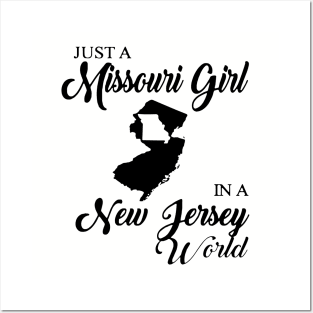 Just A Missouri Girl In A New Jersey World Mom Posters and Art